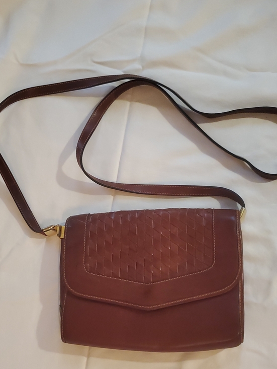Lombarto Handbags - Vintage Lambardo Brown Crossbody Leather Bag - Women's Shoulder Purse
